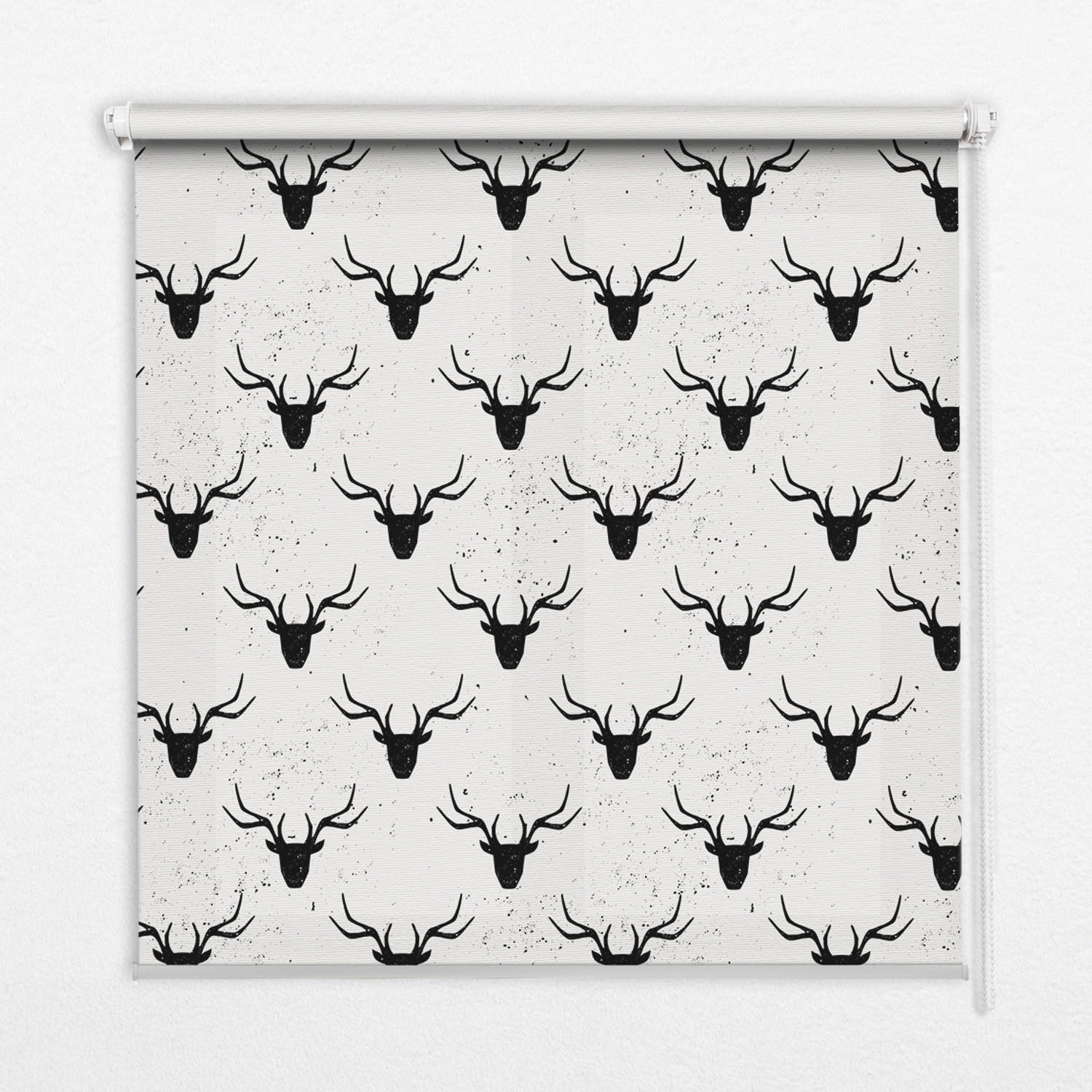 TULUP VNITŘNÍ roleta - okenní roleta - roleta - 150 x180 cm - Černé jelení hlavy