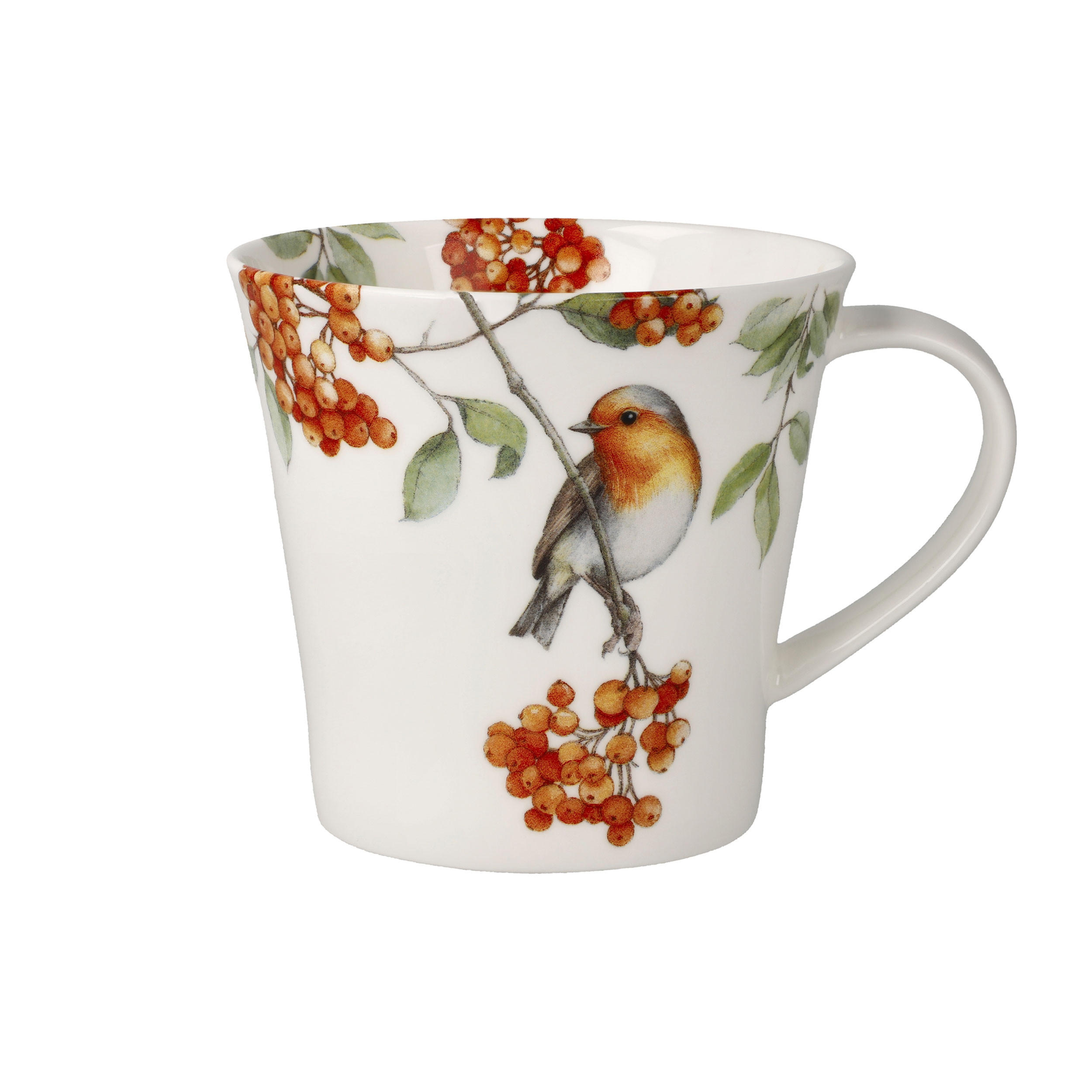 TEETASSE Rotkehlchen, Fine Bone China, Bunt, 350 ml - Multicolor, Keramik (0.35L) - Goebel