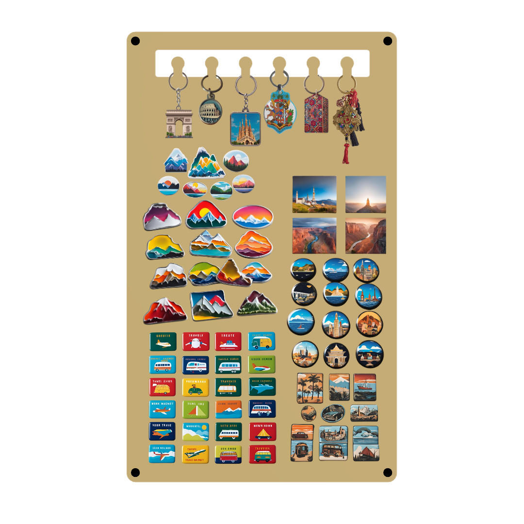 Anwicar Magnettafel Gold 30x50x0.7 cm