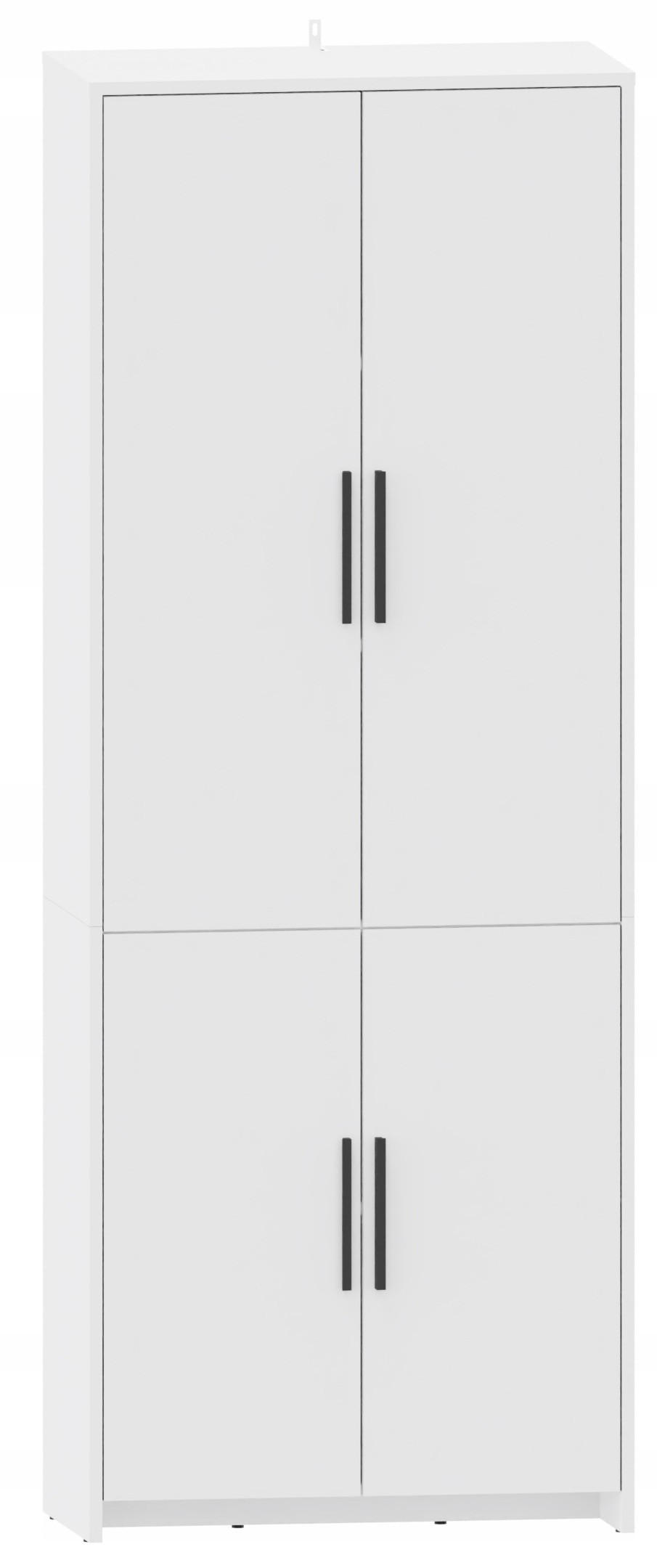BÜCHERREGAL ALTIVO REG 70 4D Weiß 36/35,9/183,5 cm - Weiß, Holzwerkstoff (68.8/183.5/35.9cm) - Matkam Möbel