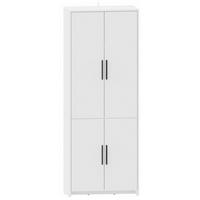 BÜCHERREGAL ALTIVO REG 70 4D Weiß 36/35,9/183,5 cm - Weiß, Holzwerkstoff (68.8/183.5/35.9cm) - Matkam Möbel