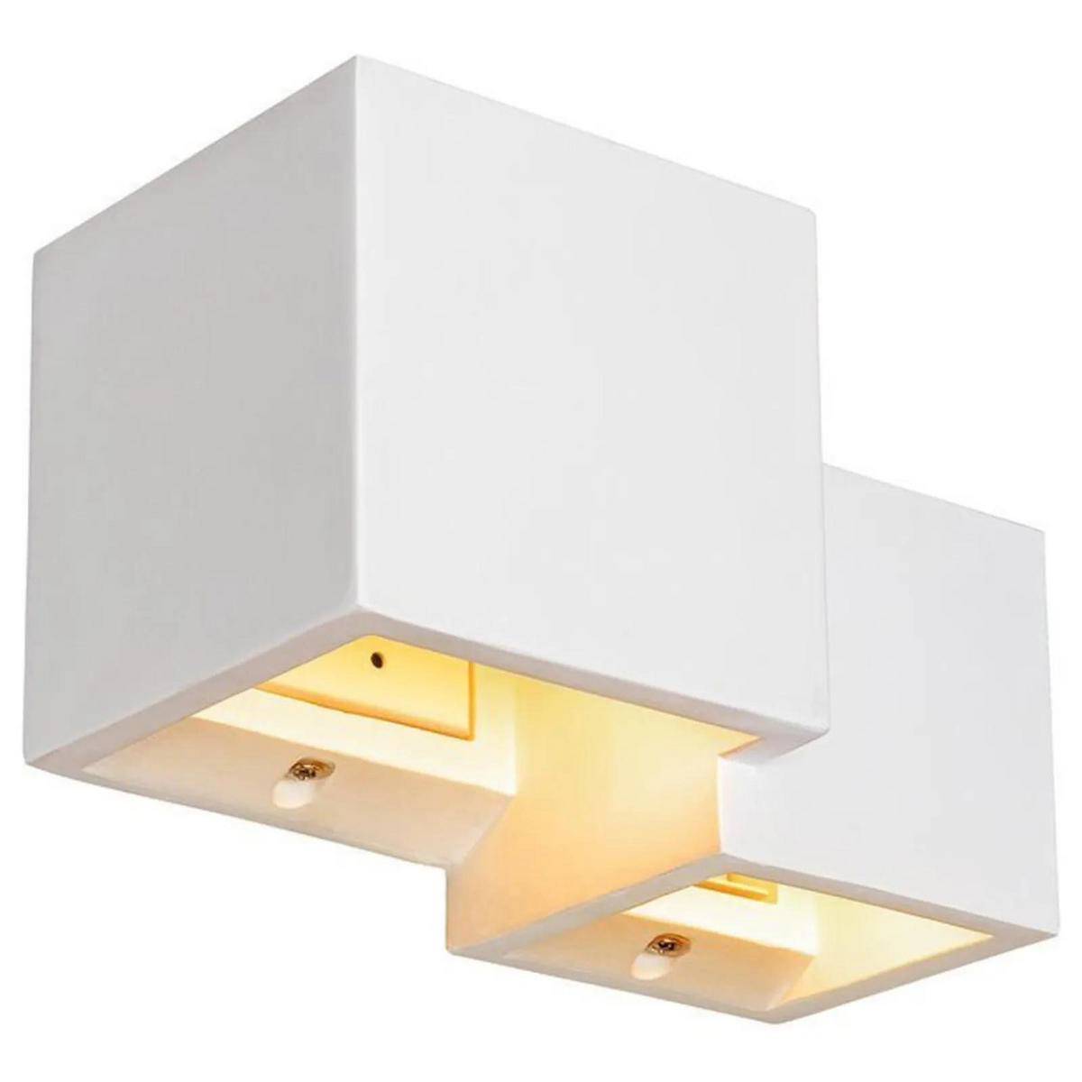 WANDLEUCHTE Plastra Weiß - Weiß, Keramik (11.5/13.5/11.5cm) - SLV
