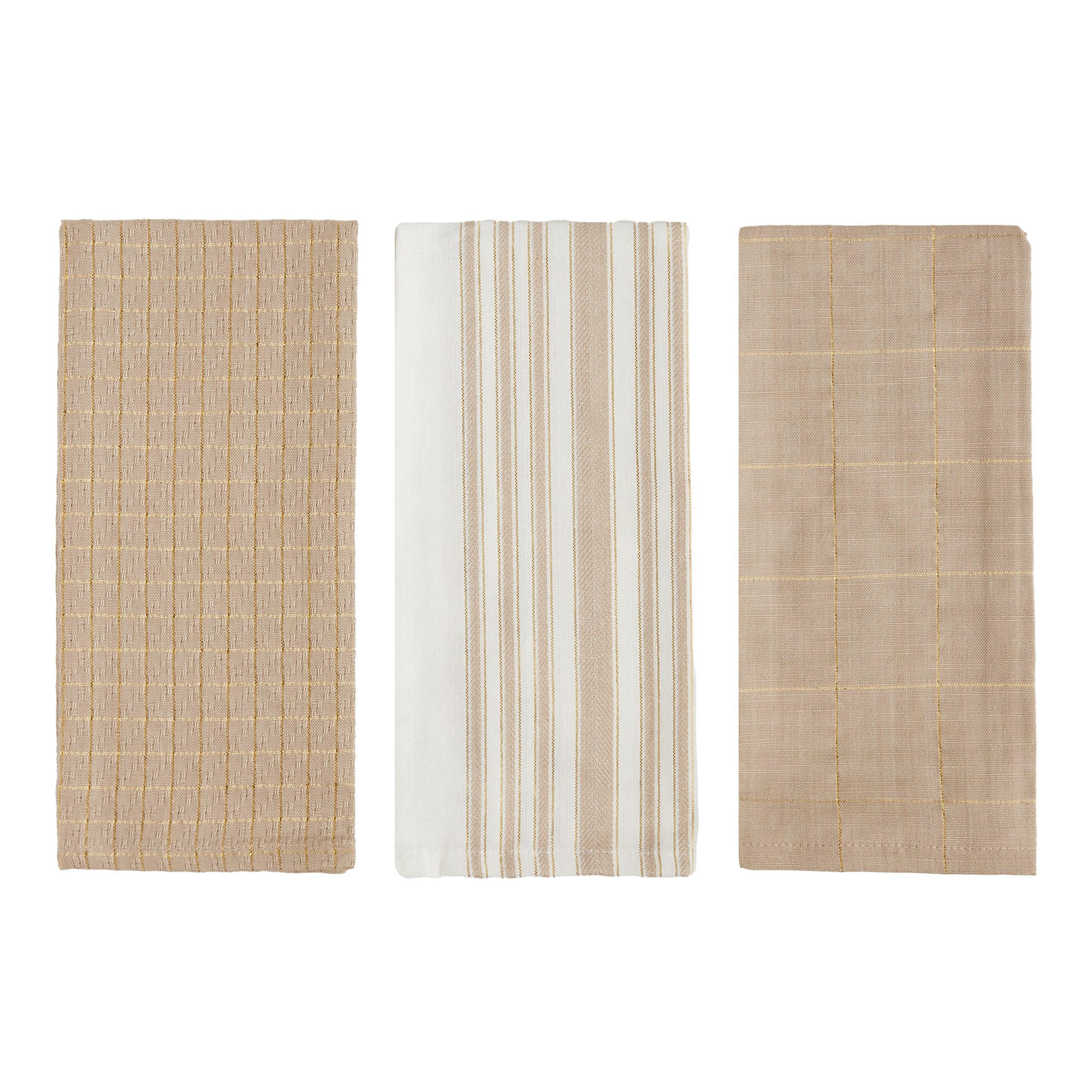 KÜCHENHANDTUCH-SET Trini - Beige, Textil (40/60cm) - home&you