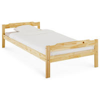 EINZELBETT MORITZ 90X200 CM - Naturfarben, Holz (90/200cm) - IDIMEX