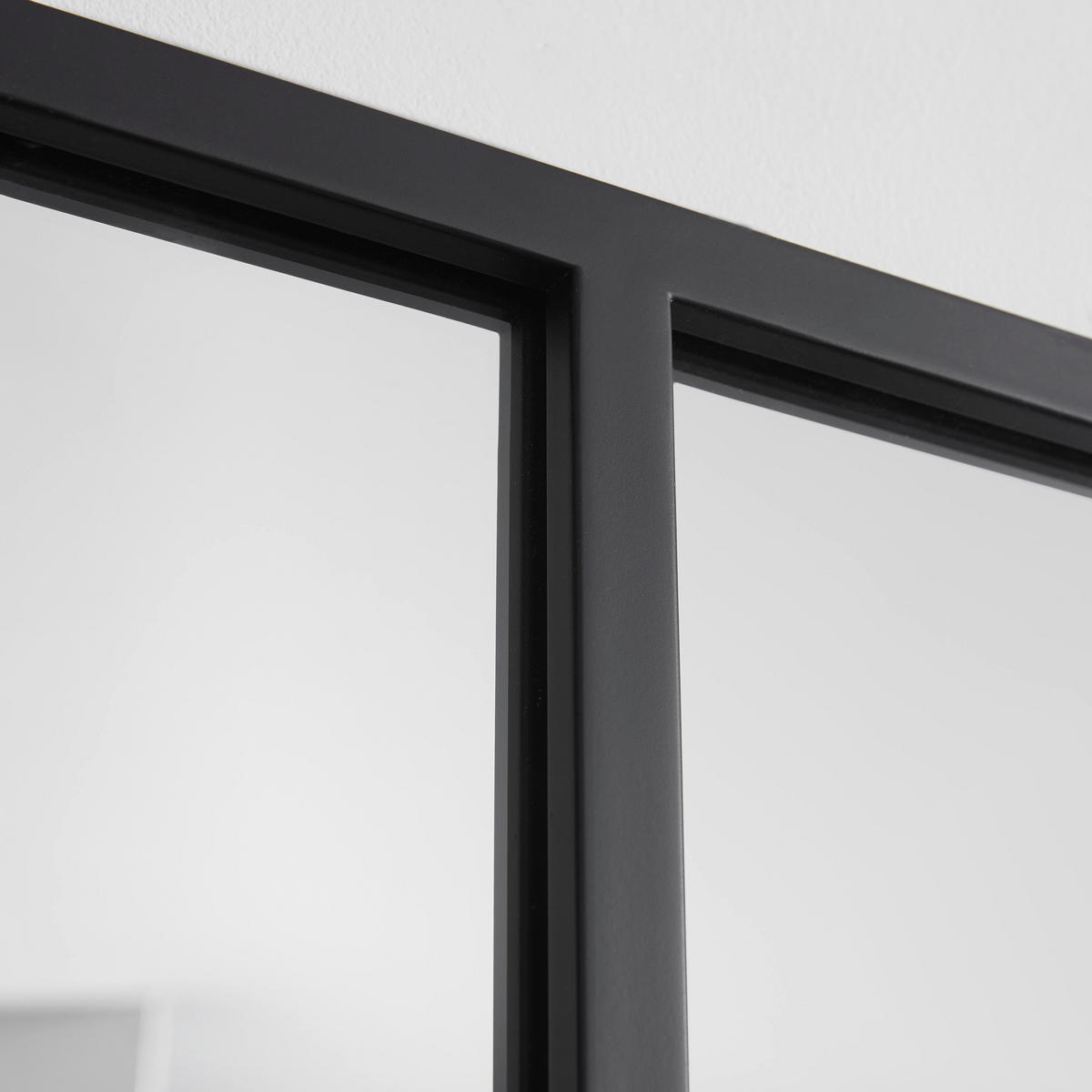 SPIEGEL Jill ca. 60 /160 cm Schwarz - Schwarz, Metall (60/160/3cm) - Bessagi Home