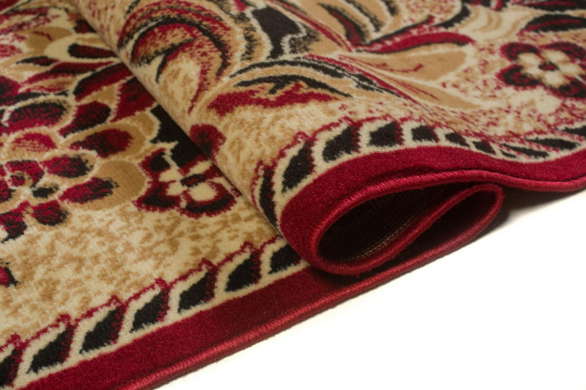 TEPPICH ATLAS Rot Beige 200/300 cm - Beige/Rot, Textil (200/300cm) - Tapiso