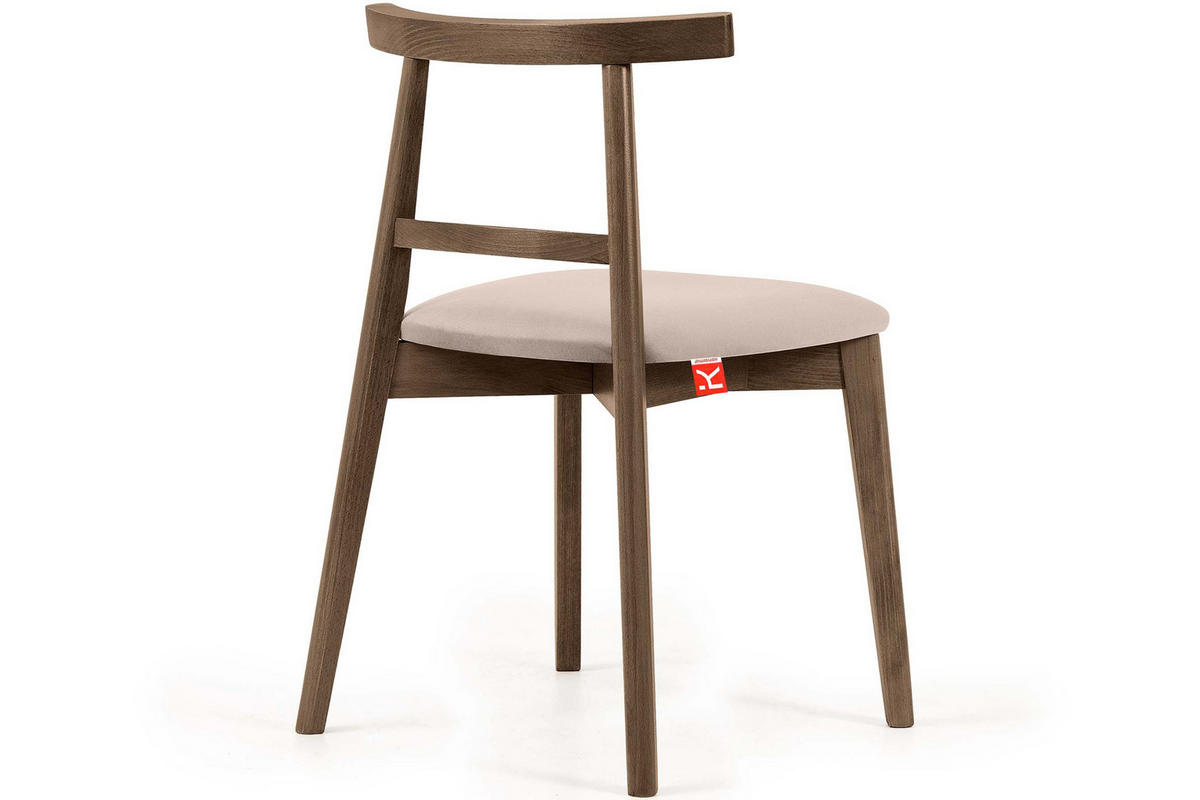 ESSTISCHSTÜHLE LILIO 2 St Vintage, Creme / Lefkas-Eiche - Eichefarben/Creme, Holz/Textil (47/76/45cm) - KONSIMO®