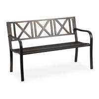 GARTENBANK - Multicolor, Metall (127/80.5/63cm) - Relaxdays