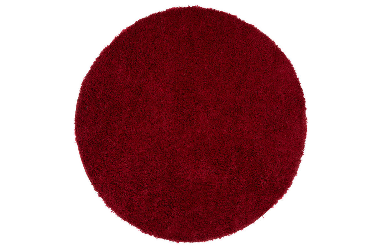 TEPPICH ESSENCE ROUND Rot 240/240 cm - Rot, Textil (240/240cm) - Tapiso
