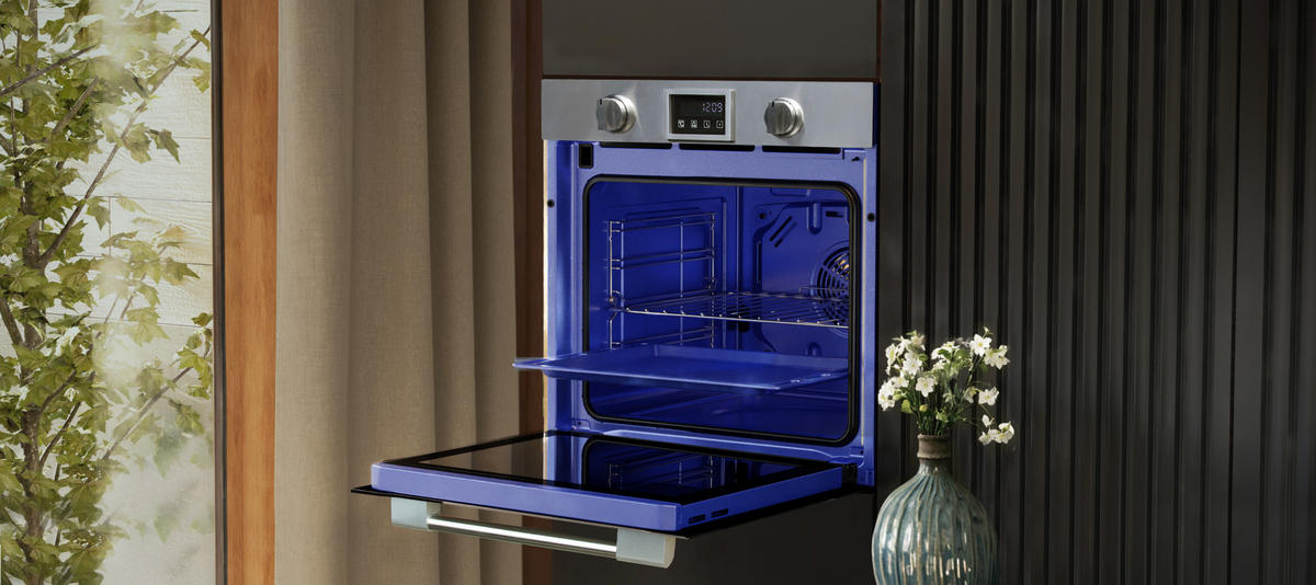 BACKOFEN-SET Einbau-Backofen 60 cm EH 6339+KCT 777 La Perle Induktions-Kochfeld 77 cm - Silberfarben, Metall (59.4/59.4/57.5cm) - Kaiser Küchengeräte