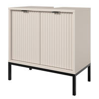 WASCHBECKENUNTERSCHRANK - Kaschmir, Holzwerkstoff (60/60/32cm) - home24