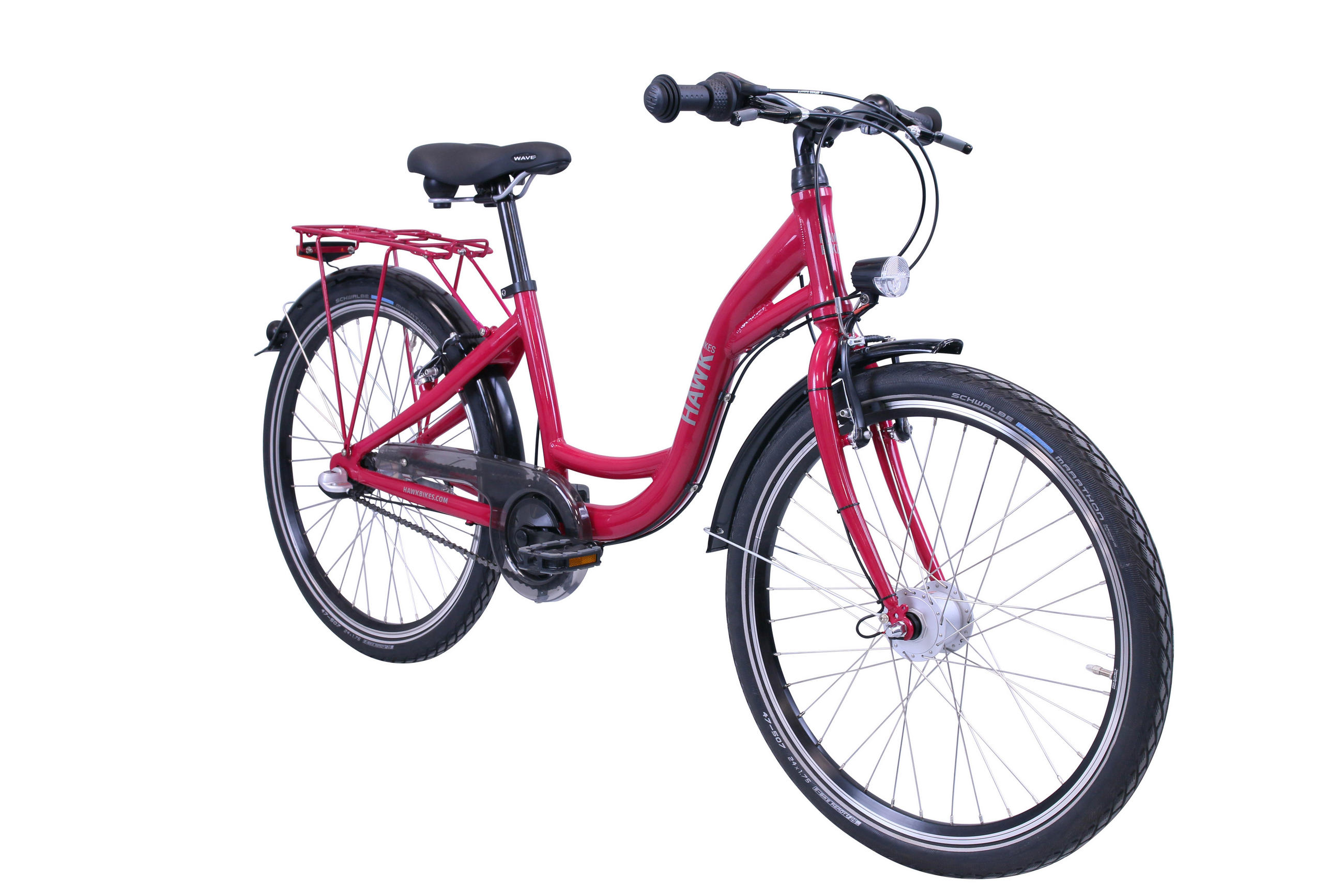 KINDERFAHRRAD Hawk City Wave Girls - Pink, Metall (35cm) - Hawk Bikes