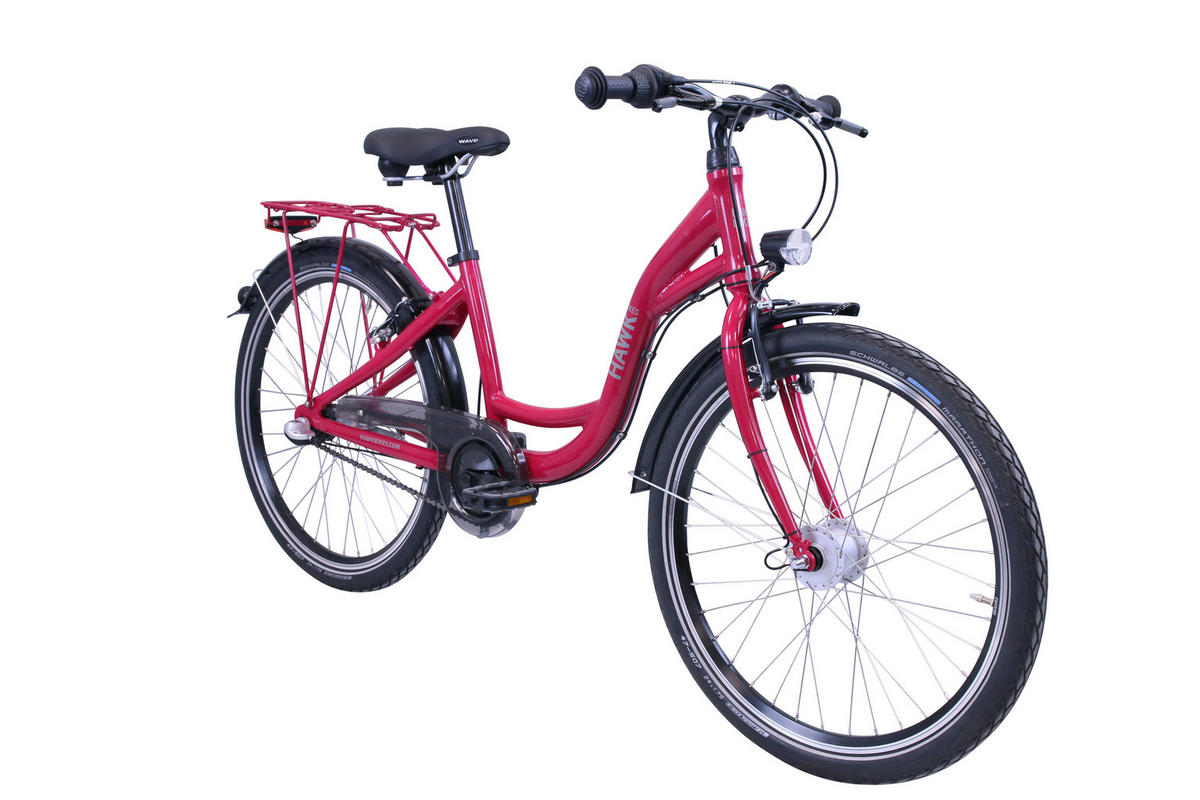 KINDERFAHRRAD Hawk City Wave Girls - Pink, Metall (35cm) - Hawk Bikes