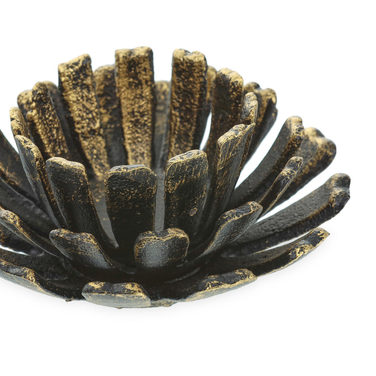 2xTEELICHTHALTER - Anthrazit, Metall (6cm) - Relaxdays