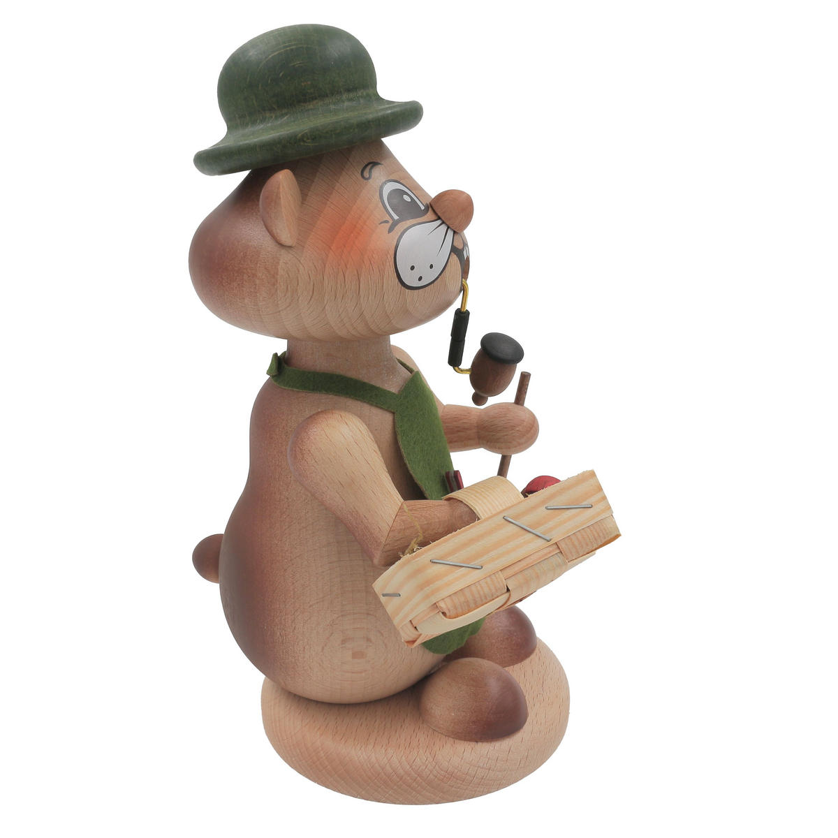 RAUCHFIGUR Hamster Pilzsammler 18 cm - Multicolor, Metall (12/18/0.1cm)