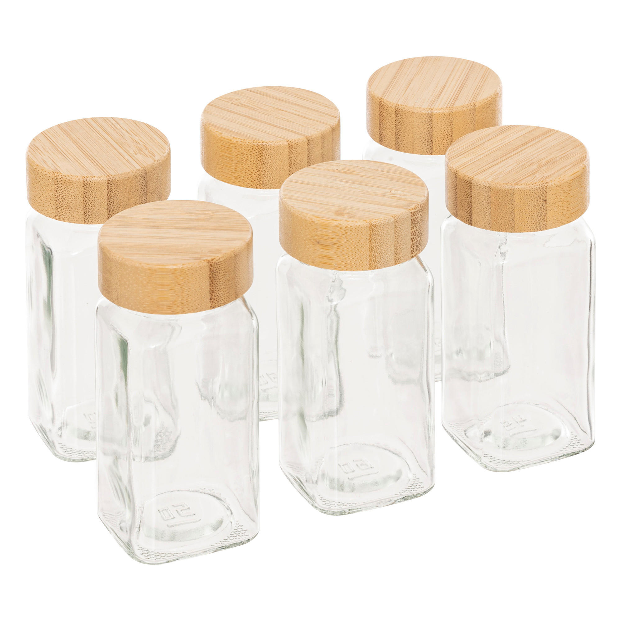 GEWÜRZBEHÄLTER-SET Formo 120 ml 15,3/10,5/10,9 cm - Transparent, Glas (10.5/10.9/15.3cm) - 5five Simply Smart