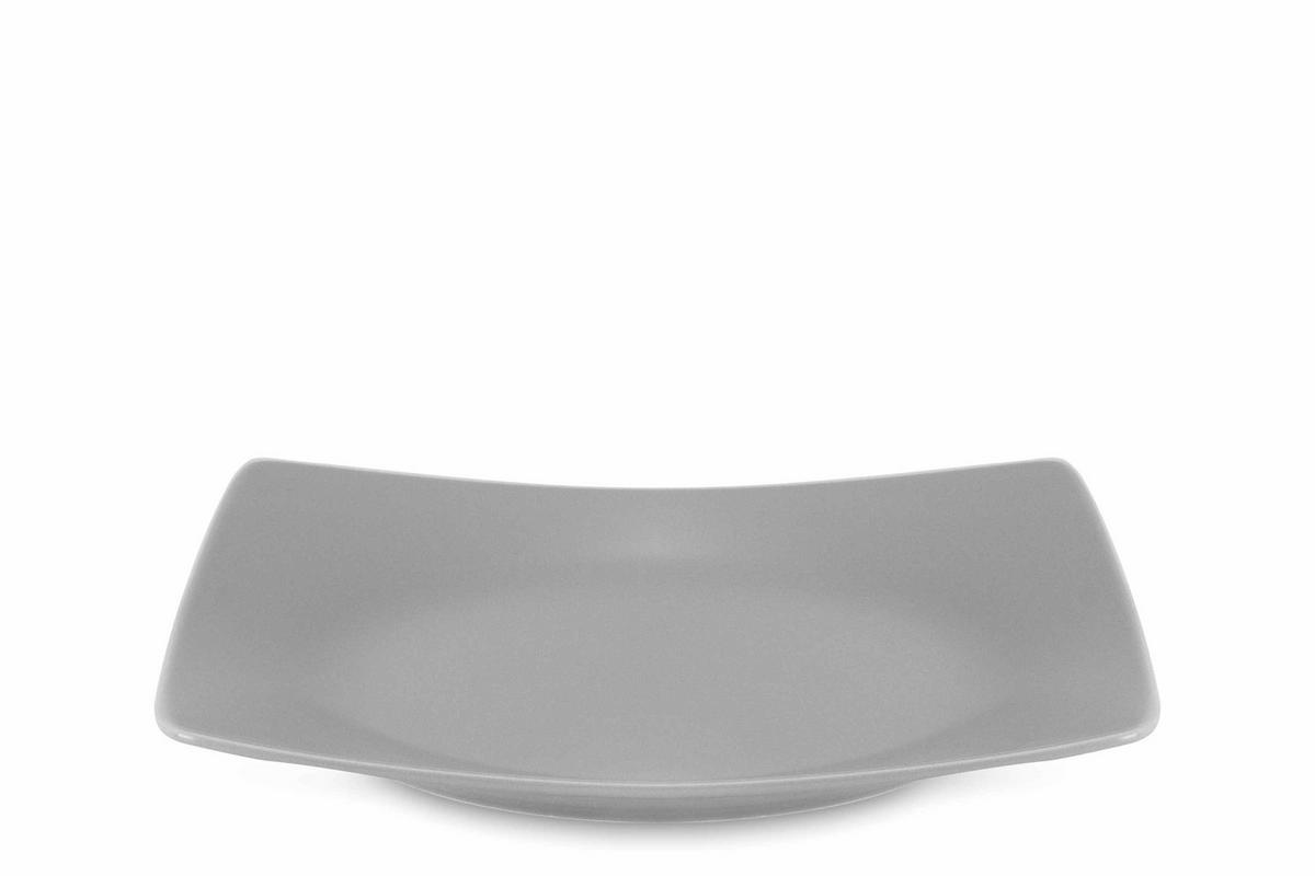 TELLERSET EPIRI Dessertteller 6 Personen 6-tlg - Grau, Keramik (21cm) - KONSIMO®