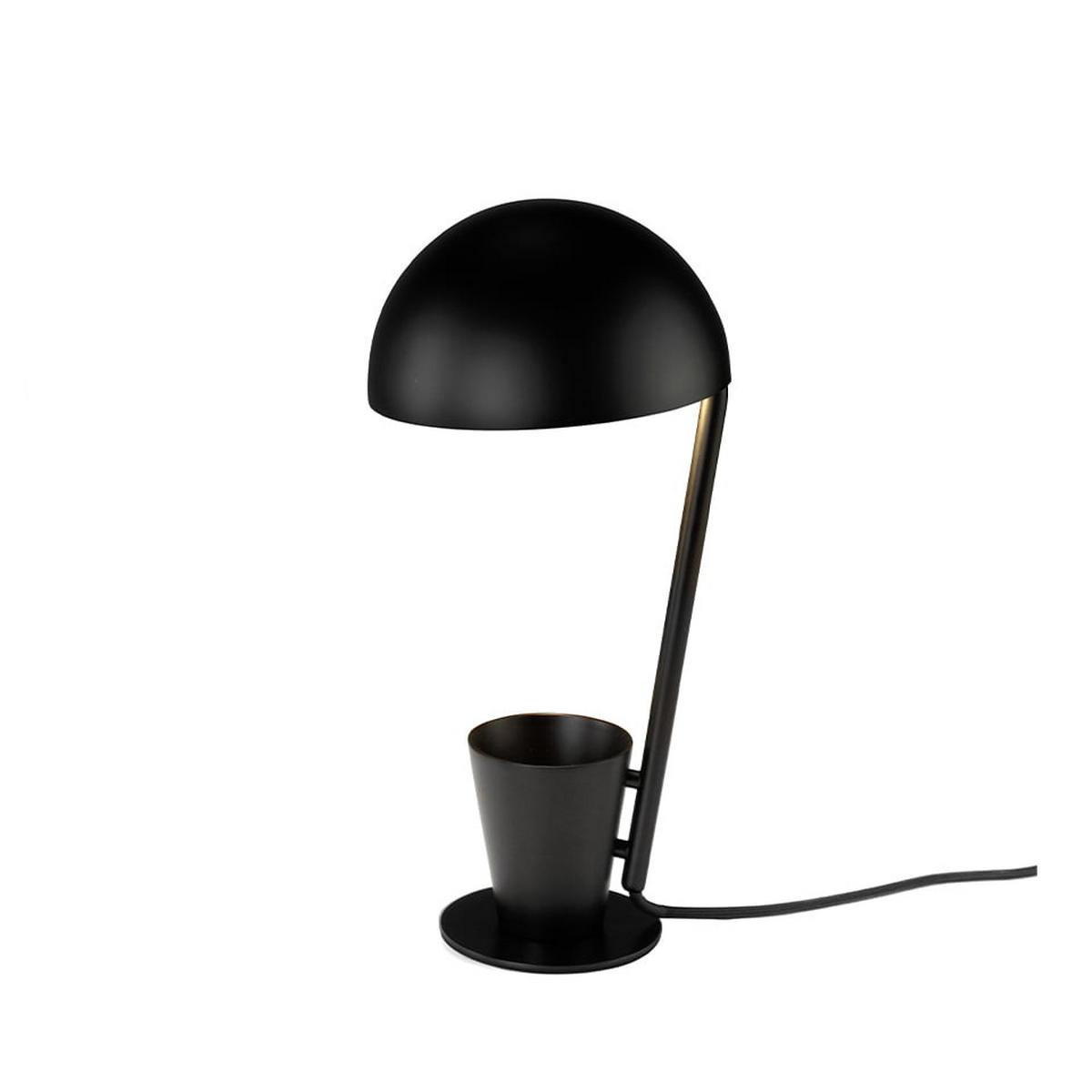 TISCHLAMPE Stahl Schwarz - Schwarz, Metall (20/20/40cm) - ANGEL CERDA