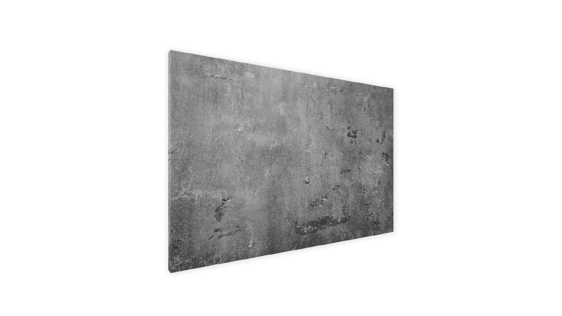 METALBOARD BETONMAUER 60x40cm + Zubehör-Set - Grau, Metall (60/40/1.8cm) - ALLboards