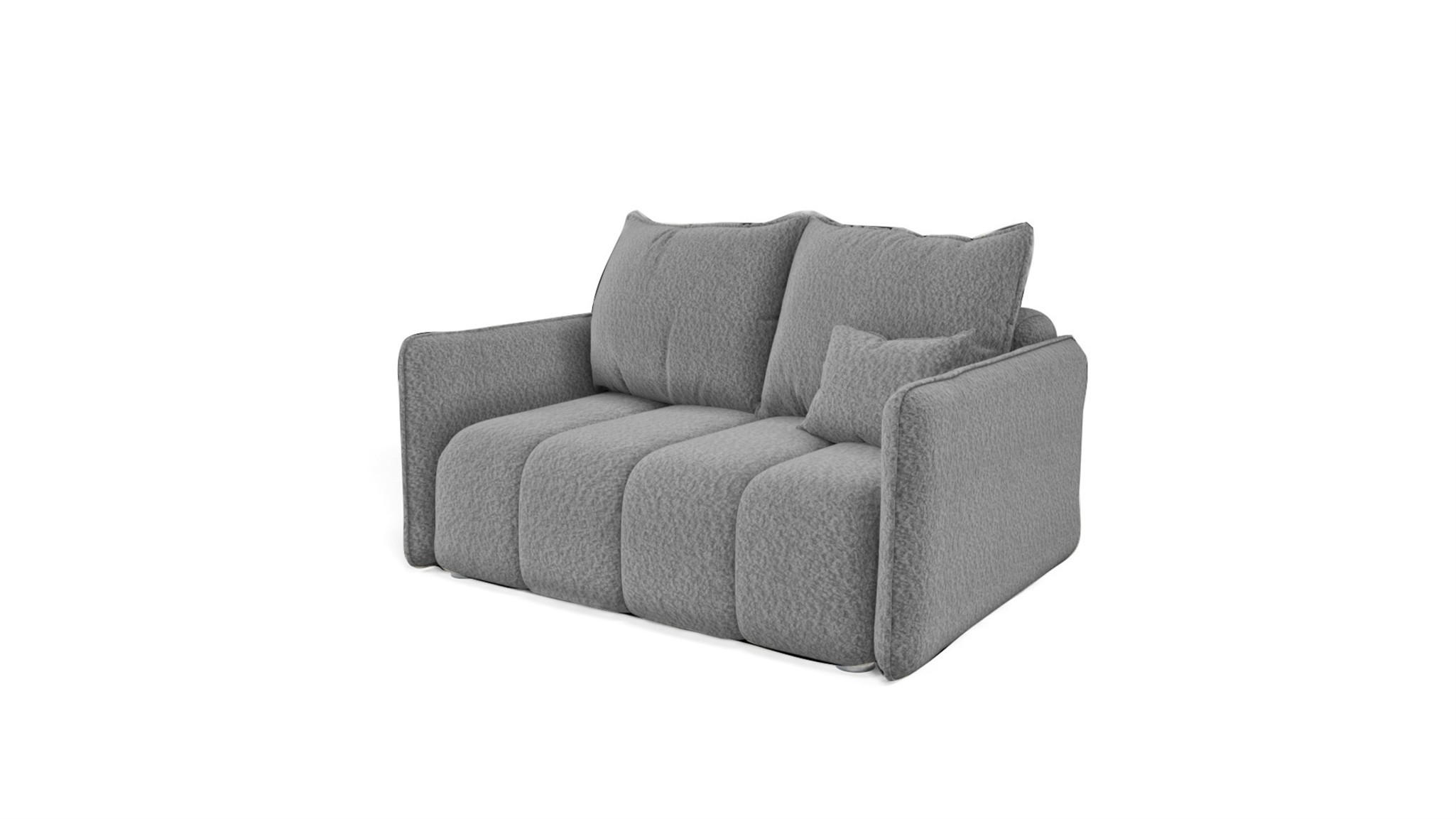 SOFA 2-sitzer Morgano - Grau, Holzwerkstoff/Textil (150/86/102cm) - Fun Möbel