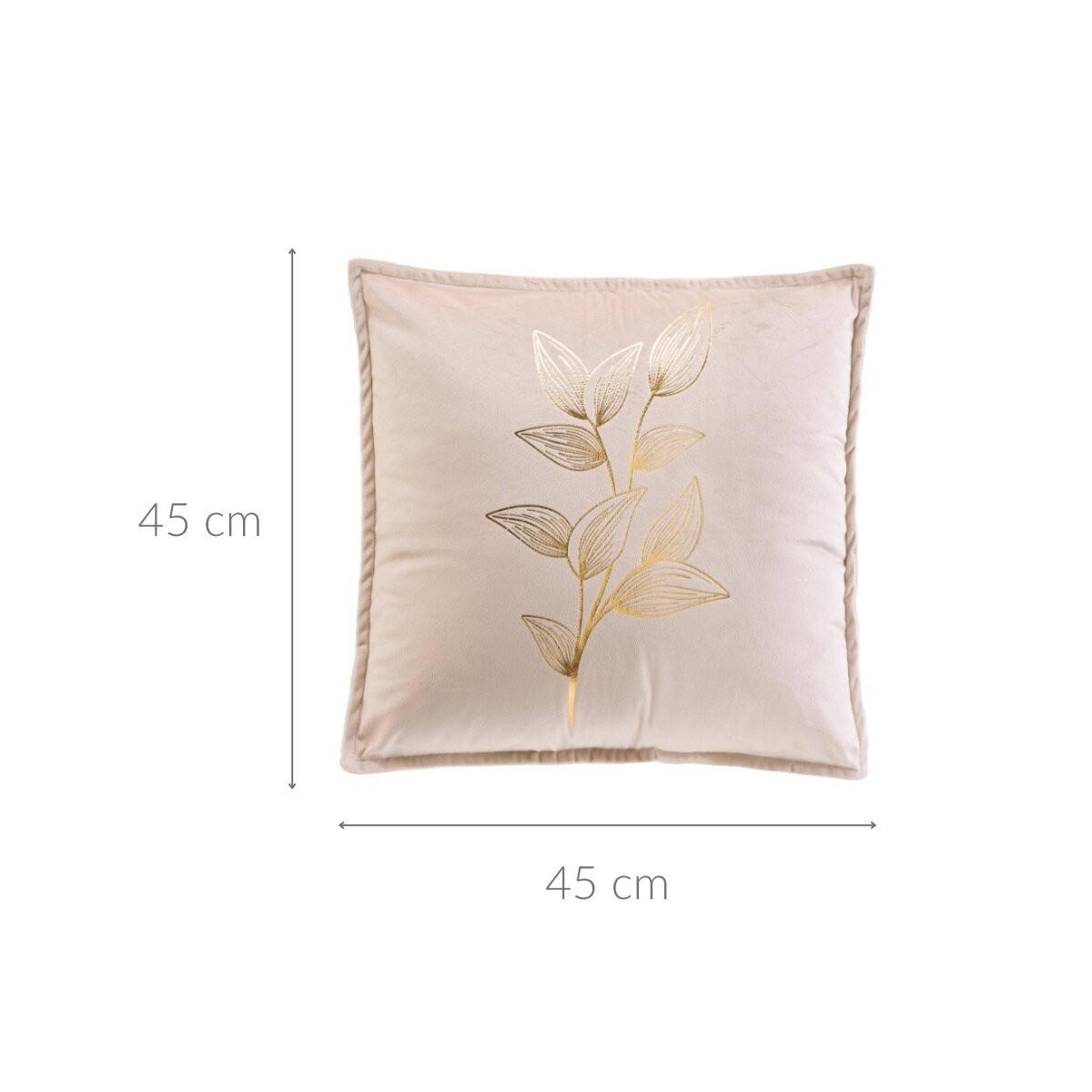 DEKOKISSEN Glama 45/45 cm - Beige, Textil (45/45cm) - Douceur d´intérieur