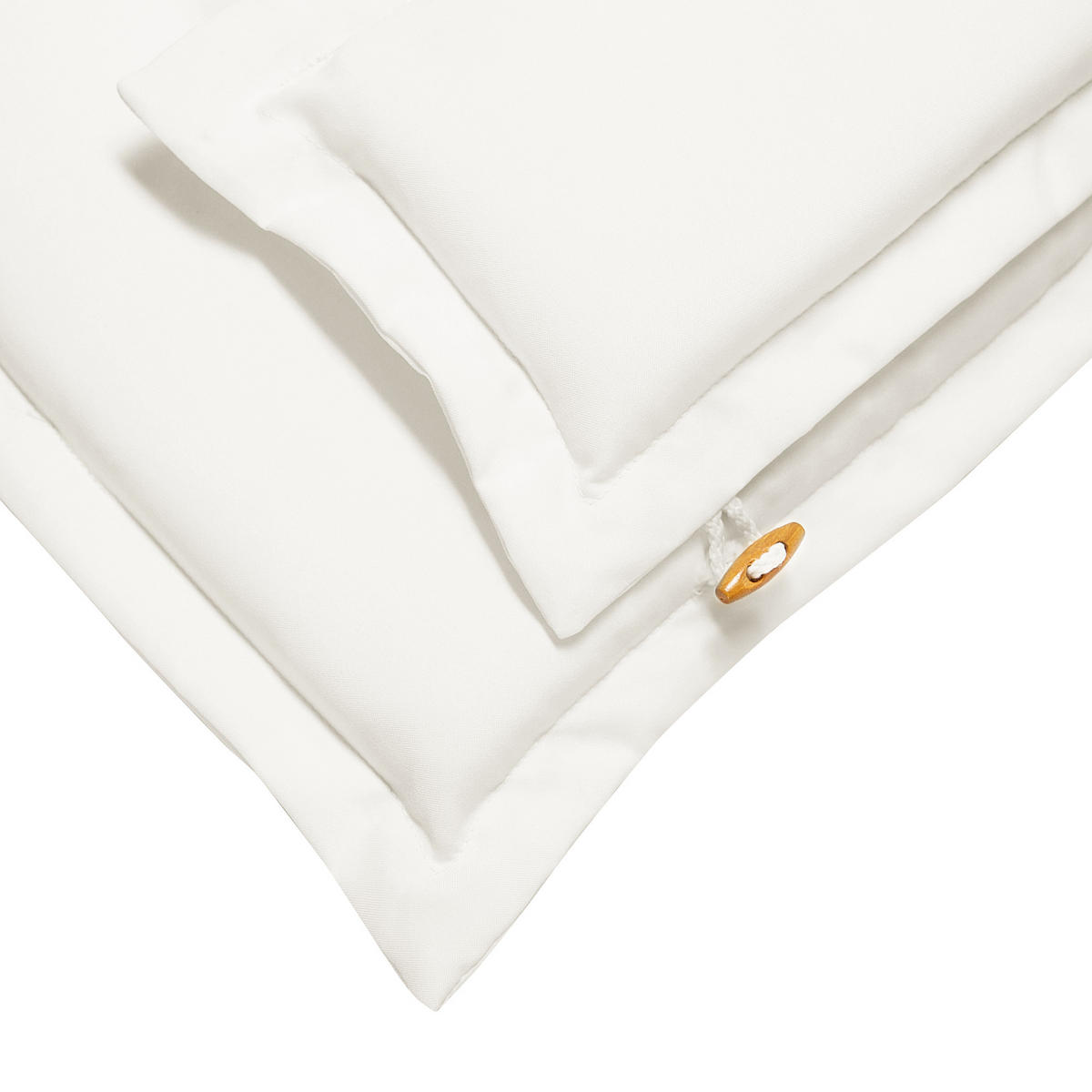 SITZAUFLAGEN 6ER SET Weiß Toscana - Weiß, Textil (50/71/45cm) - Beliani