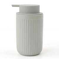 SEIFENSPENDER Keramik Grau 350ml - Grau, Keramik (8/14/8cm)