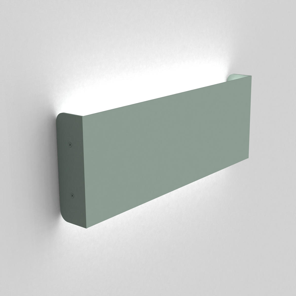 LED-WANDLEUCHTE - Grün, Metall (29/11/3.6cm) - Lumicom