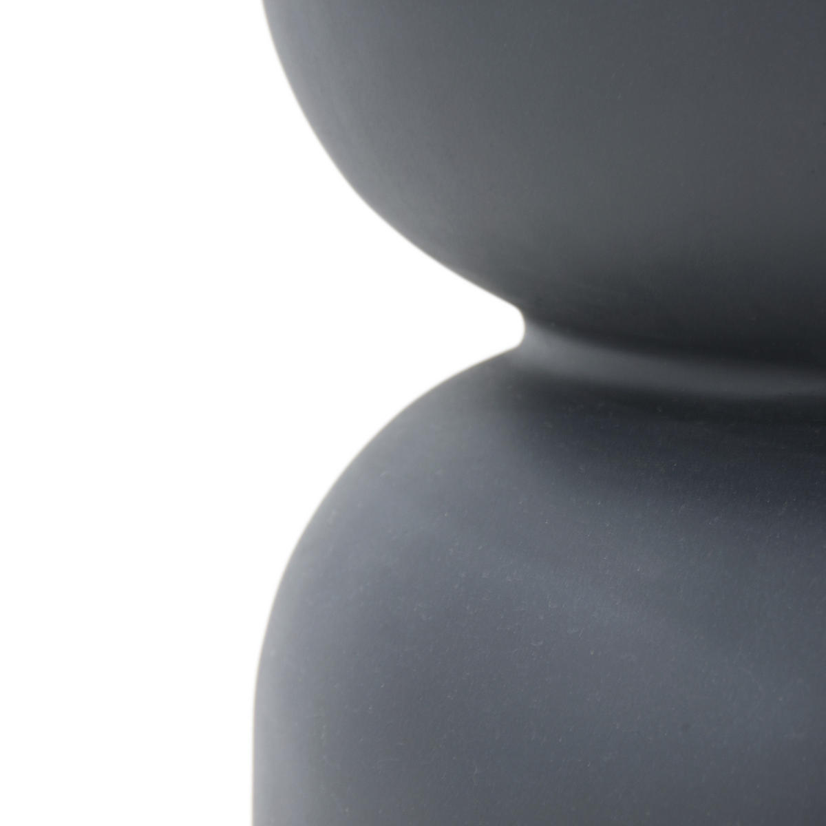BEISTELLTISCH CHRONOS aus Beton 45 x 45 x 50 cm - Schwarz, Naturmaterialien (45/45/51cm) - Elementi