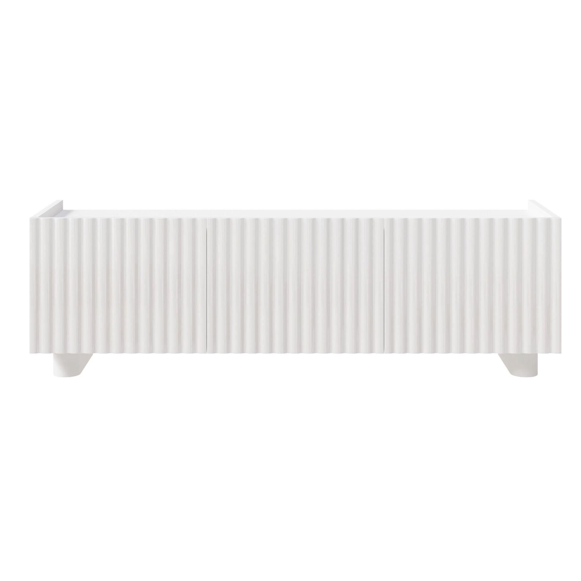TV-LOWBOARD Fiorra Weiß Hochglanz, 144/49/39 cm - Weiß, Holzwerkstoff (144/49/38.3cm) - Selsey