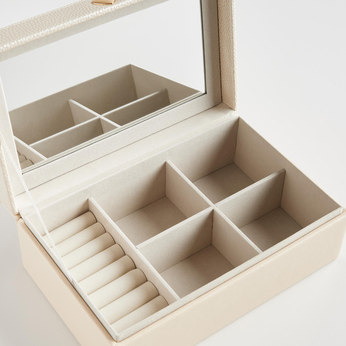 SCHMUCKKÄSTCHEN Heart - Beige, Kunststoff (23/9/14.7cm) - home&you