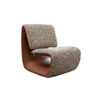 LOUNGESESSEL HAZEL Beige Kunstleder, Webstoff - Beige/Schwarz, Kunststoff/Textil (67/79/89cm) - KAWOLA