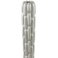 VASE Seanis Grau 17/17/71cm - Grau, Keramik (71cm) - PTMD Collection