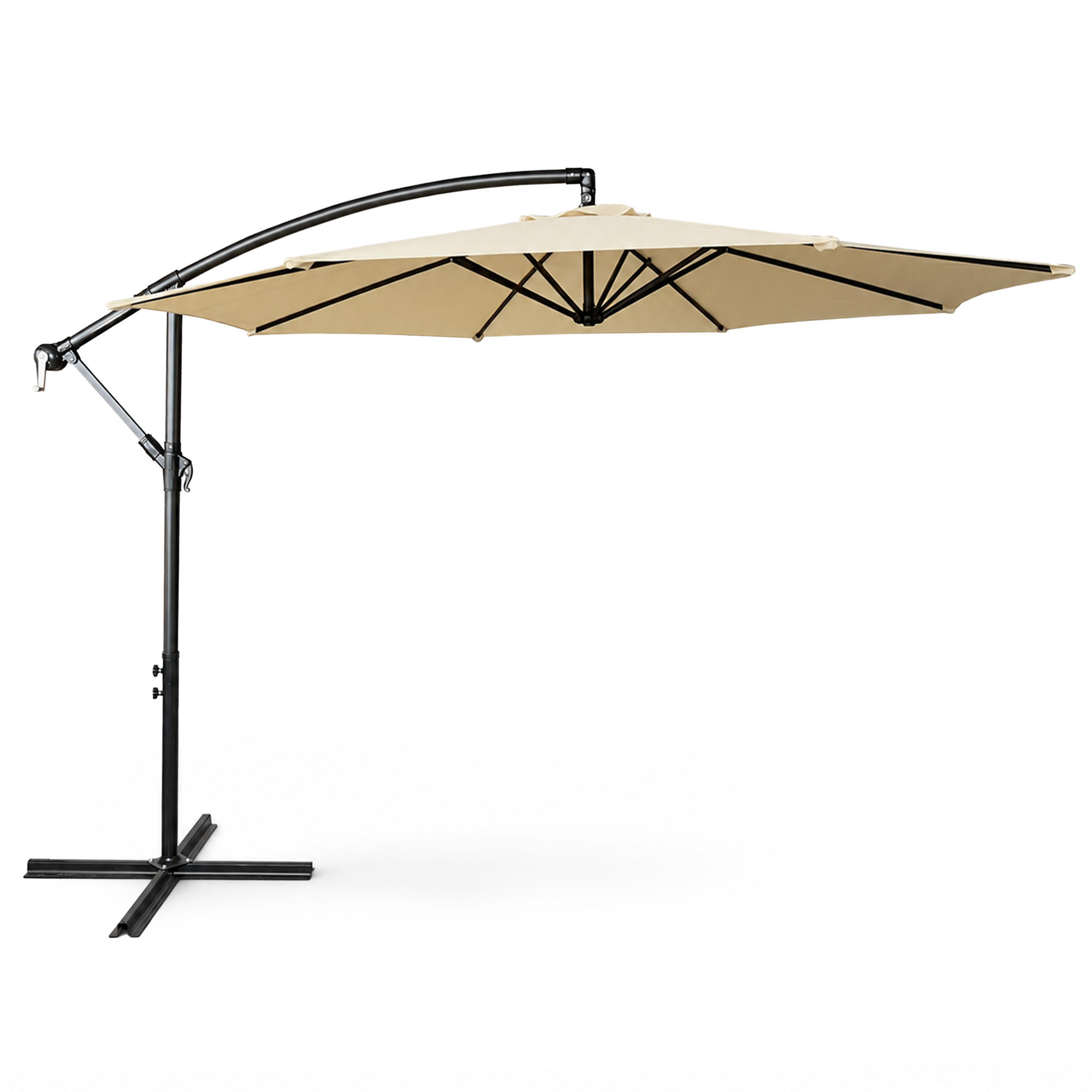SONNENSCHRIM Beige 245/300 cm - Beige/Schwarz, Metall (300/300cm) - Akord