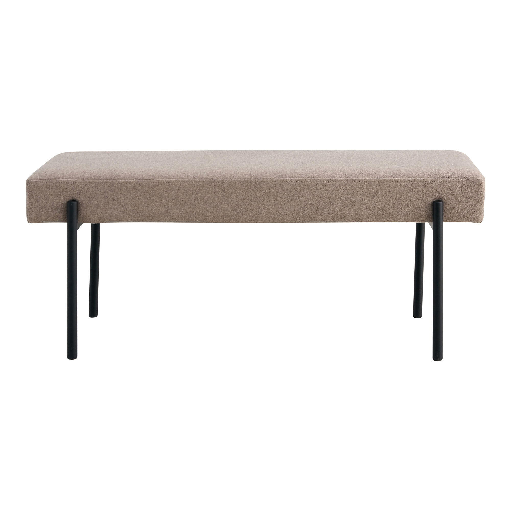 BANK Swindon 100 x 36 x 42,5 cm - Grau, Metall (100/42.5/100cm) - tinkaro