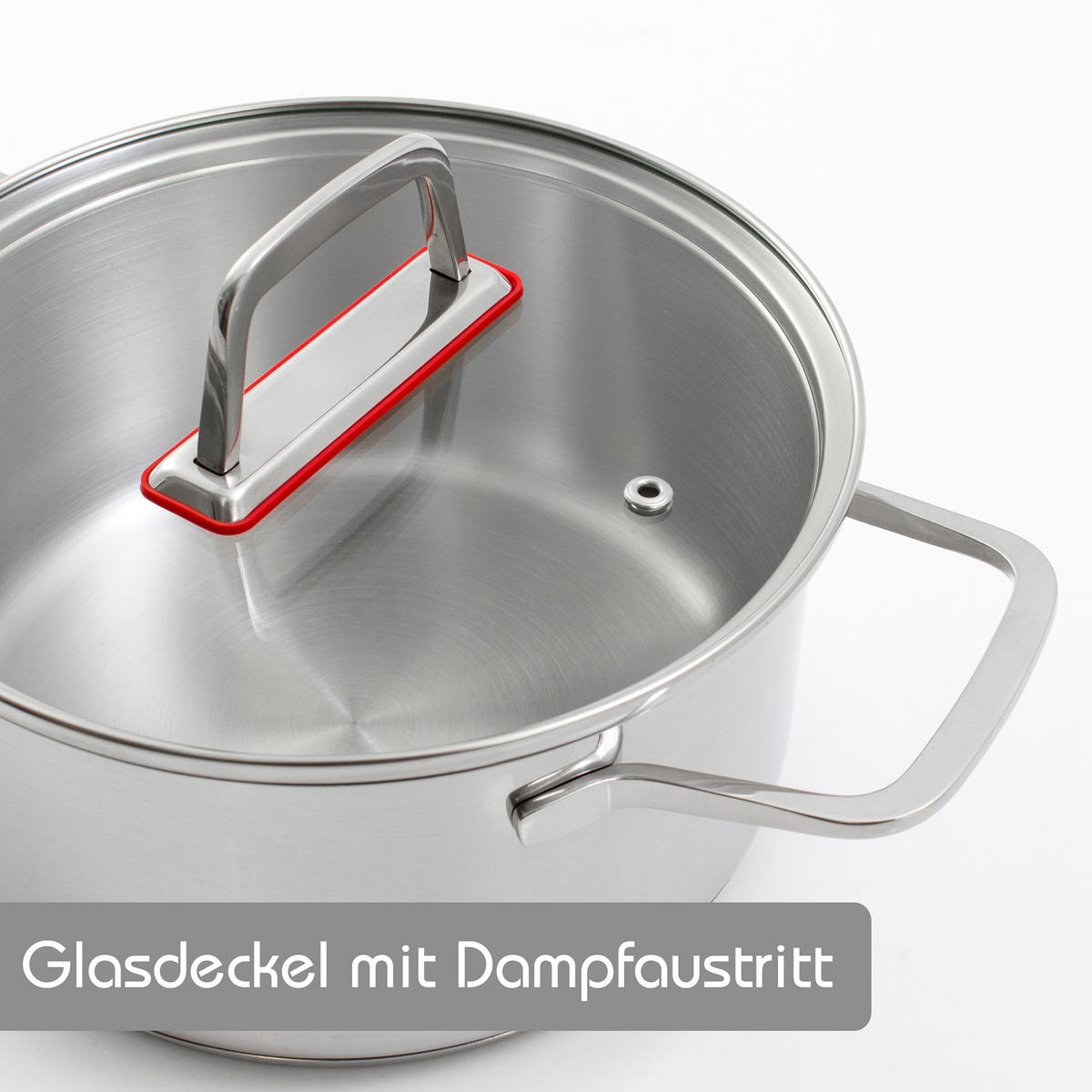 TOPFSET Jara, Edelstahl, Induktion, 9-teilig - Silberfarben, Metall - KOPF
