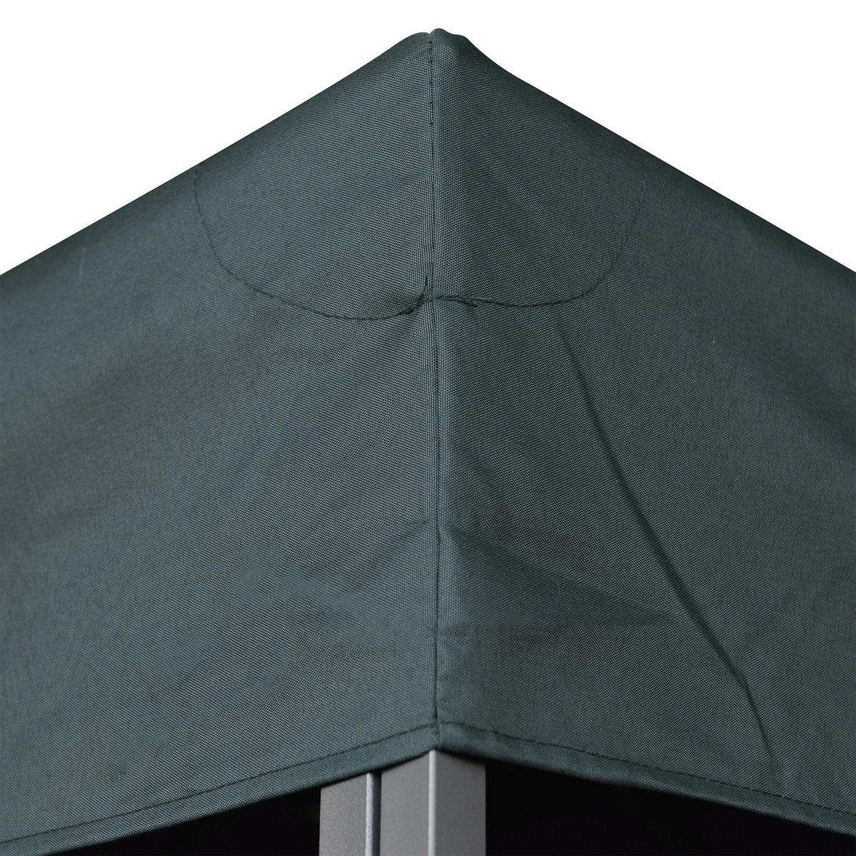 STŘECHA PAVILONU, polyester, uhlově šedá - šedá, plast (300/18/300cm) - Outsunny
