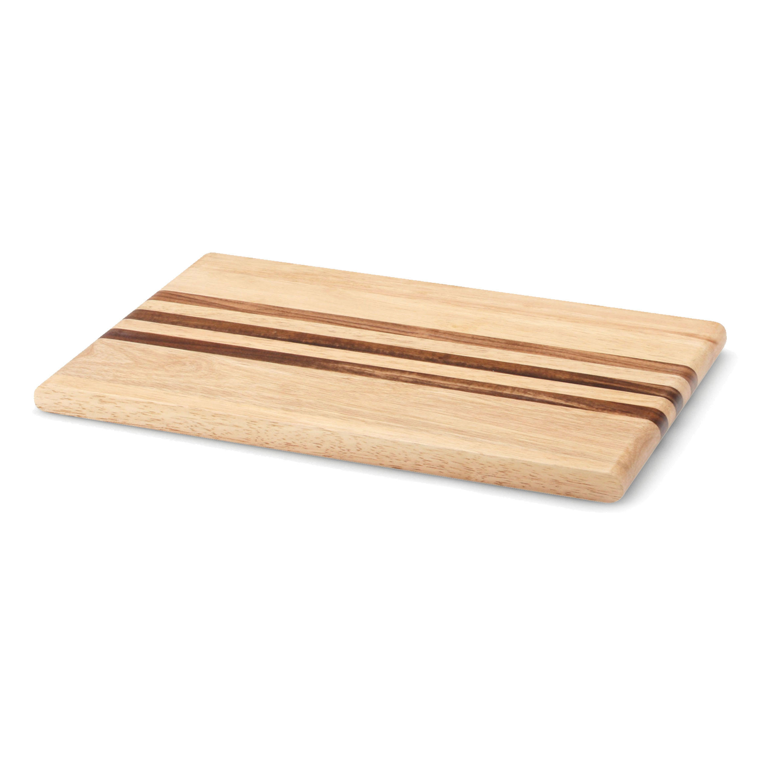 SCHNEIDEBRETT mit Streifen, Holz, 36 x 23 cm - Braun, Holz (34/48cm) - Continenta