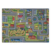 TEPPICH Rebel Roads 95/133 cm - Grau, Textil (95/133cm) - rugsX