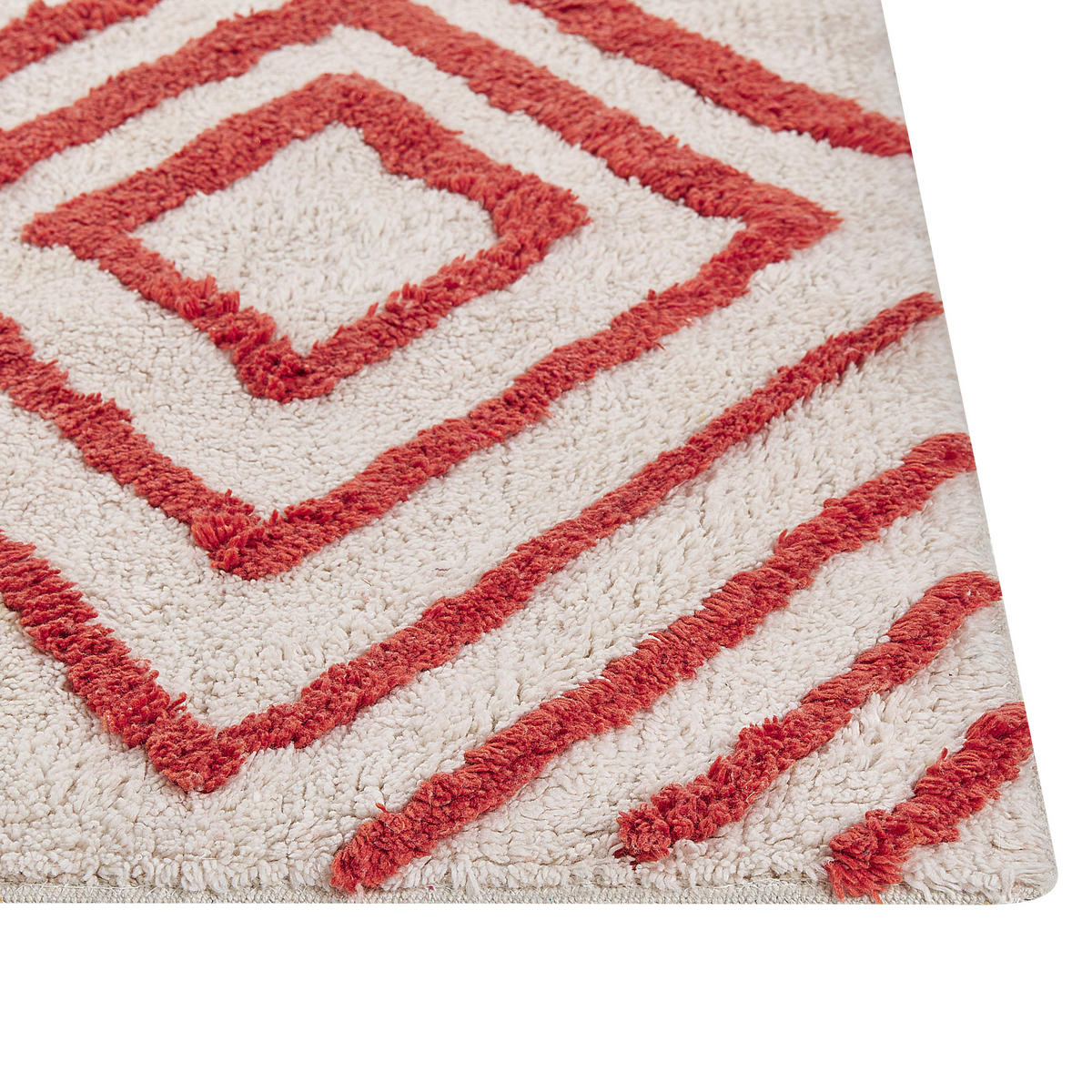 SHAGGY-TEPPICH Haskoy 230/160 cm - Weiß, Textil (160/230cm) - Beliani