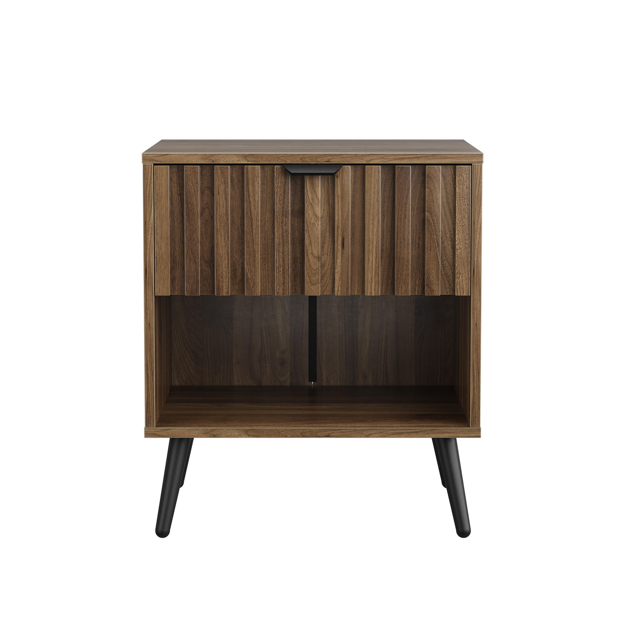 NACHTTISCH Walnussfarben 45/40/53 cm - Walnussfarben, Holz (45/53/40cm) - PANGIVO