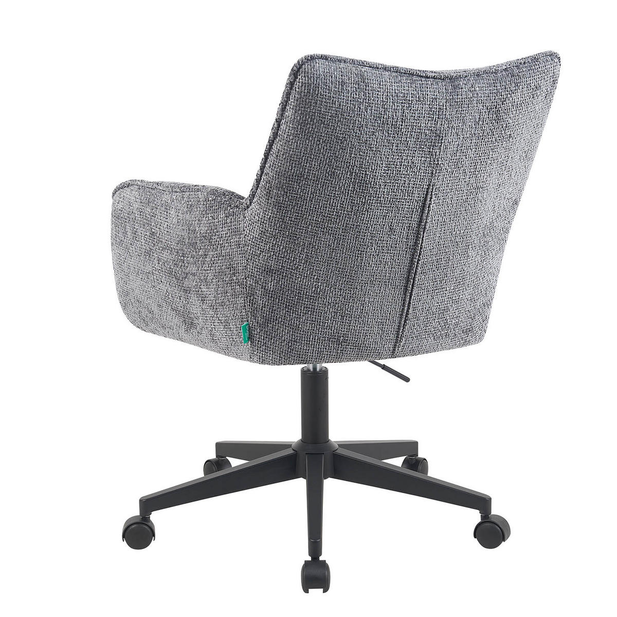 BÜROSTUHL Mika-Sven - Schwarz/Grau, Textil/Metall (59/81/66cm) - DUBI Möbel