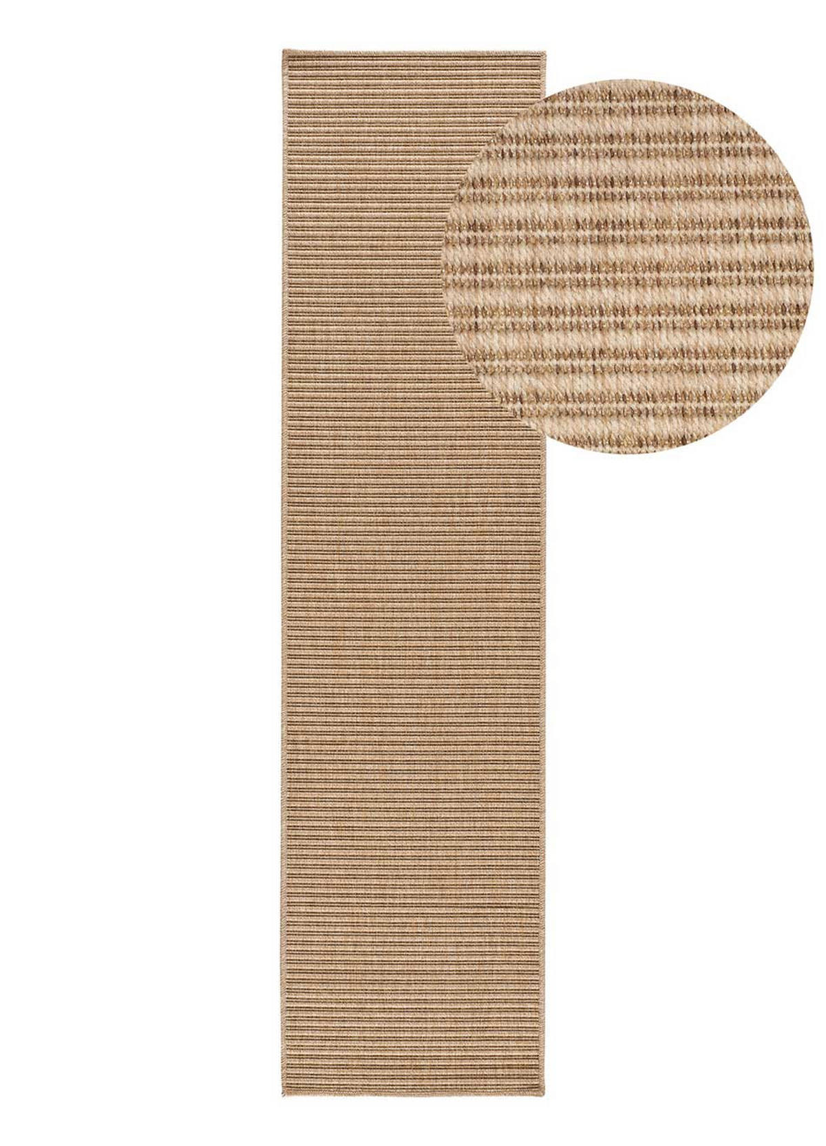 OUTDOORLÄUFER Beige Natura 48/200 cm - Beige, Textil (48/200cm) - Atticgo