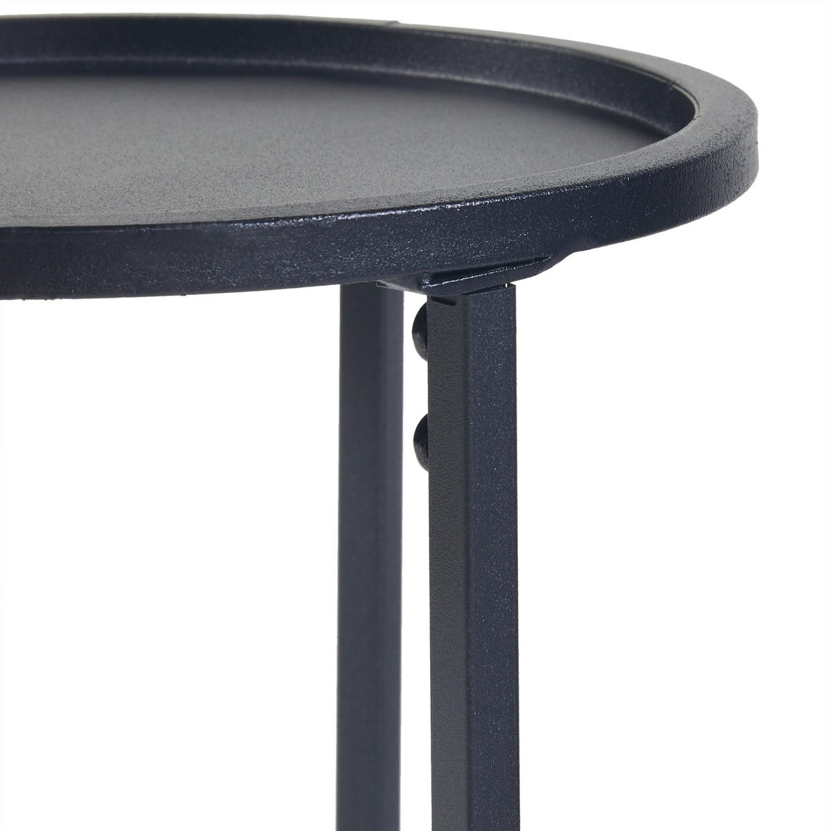PFLANZENSTÄNDER-SET 3 TLG. Nesodden - Schwarz, Metall (32/32/70cm) - [en.casa]