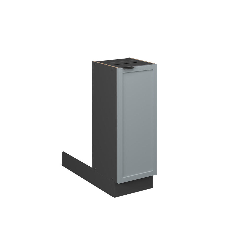 KÜCHENINSEL Fame-Line Hellblau-grau 30 cm ohne AP - Anthrazit/Blaugrau, Holzwerkstoff (30/82/70cm) - Vicco