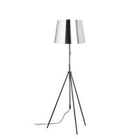 STEHLEUCHTE LUTON/ILUSION Chromfolie 15 W - Chromfarben, Metall (45/45/185cm) - Rendl