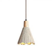 PENDELLEUCHTE Beton & Holz, Wabi Sabi 21CM - Gelb, Naturmaterialien (16/16/21cm) - Authentics