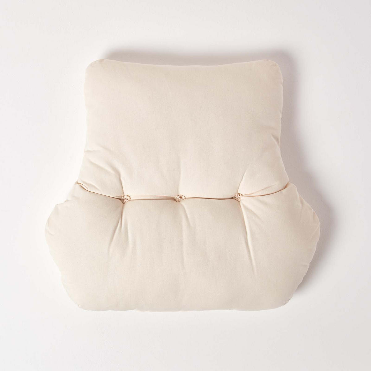 RÜCKENKISSEN creme 68/58 cm – Stützkissen für Sessel, Baumwolle - Creme, Textil (68/15cm) - Homescapes