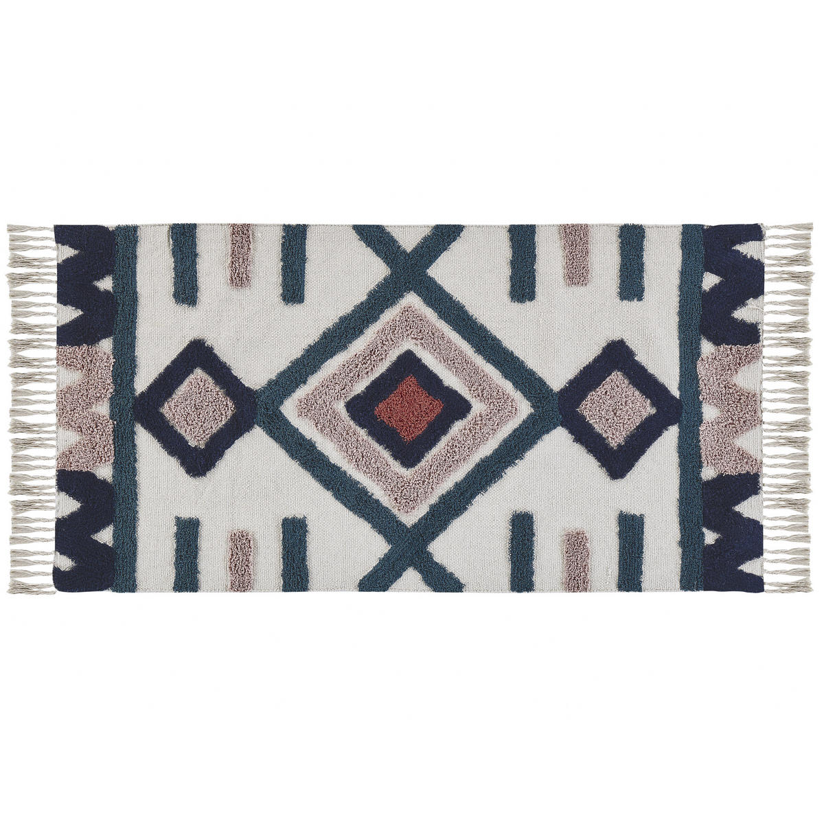 KURZFLOR-TEPPICH Kozlu 150/80 cm - Multicolor, Textil (80/150cm) - Beliani