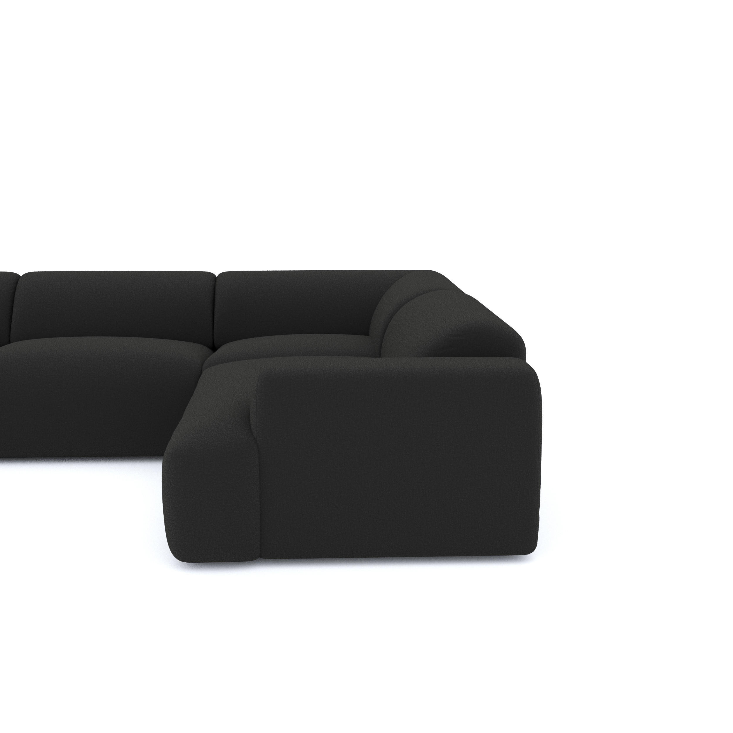 Thumbnail - Sia Home Wohnlandschaft, Anthrazit, Textil, 6-Sitzer, L-Form, 354x164 cm, Wohnzimmer, Sofas & Couches, Wohnlandschaften,...